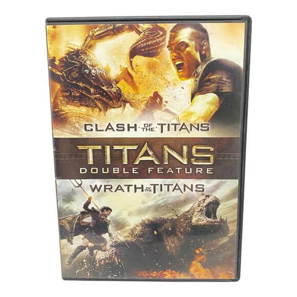 Clash Of The Titans Wrath Of The Titans Double Feature DVD Movie With Case - Picture 1 of 10